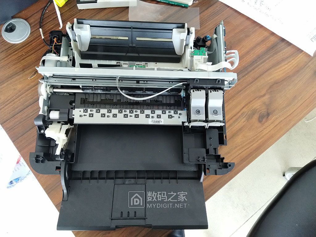 拆修佳能canon mp288打印一体机卡纸