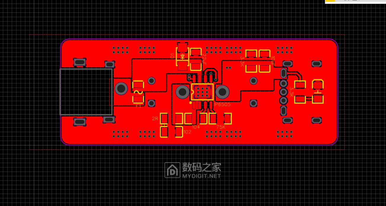 基于ip6505的手机快速充电器