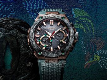卡西欧G-Shock限量款MRG-B2000KT曝光 手工凤凰纹饰钛金属表圈太抢眼