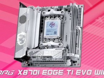 微星把ITX主板做成「白色小钢炮」：DDR5-10000内存支持直接拉满​