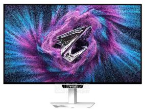 纯白战甲配高刷OLED，技嘉这款27寸4K显示器把玩家想要的东西全都塞进去了