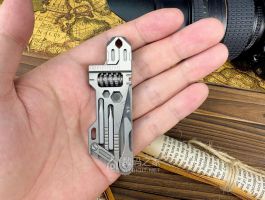 香港Angie发布79美元钛金材质多功能扳手Ti EDC Wrench 2.0