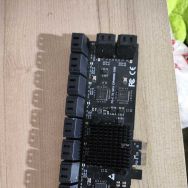 PCI-E转SATA扩展卡，合计20个接口。包含5条线