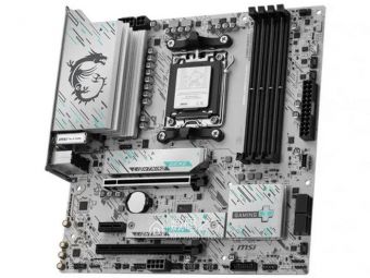 ​​微星纯白B850M GAMING PLUS WIFI主板登场！颜值性能双修还能防手残​