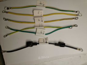 实验比较铜鼻子压接后，再焊锡之阻值变化。