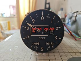 积家生产的航空伺服高度表拆解