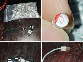 做根固态电容usb延长线，降低充电头纹波