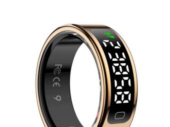 QRing Titan Pro智能戒指上市：自带显示屏+无线充电 售价99美元