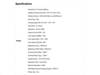 华硕发ProArt PA32QCV专业屏 32吋6K售1299刀 8月底上市​