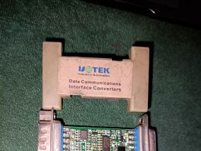 绘制一个成品RS232转485转接头电路图