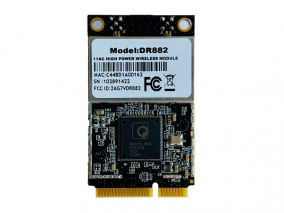 高通 QCA9882 工业级 MiniPCIe 模块 DR882 2T2R 802.11ac 5G 高功率 WiFi 模块