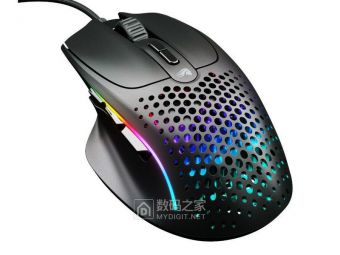 Glorious电竞洞洞鼠登陆日本华强北！26K DPI+轻量化售1.28万日元起