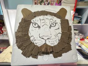 废物利用-壁挂老虎