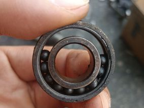 三星滚筒洗衣机电机拆修更换电机轴承（SAMSUNG WF-B1073）