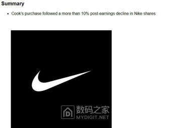 库克自掏三百万美金狂买耐克！是兄弟义气还是世纪抄底信号？