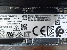 记一次维修旧笔记本固态硬盘Intel 760P系列的坎坷之路（SSDPEKKW010T8L/1.0TB）