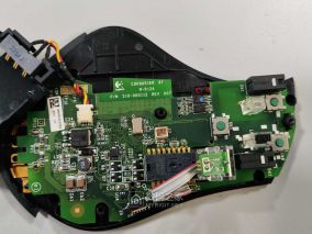 罗技mx5500鼠标拆解检修