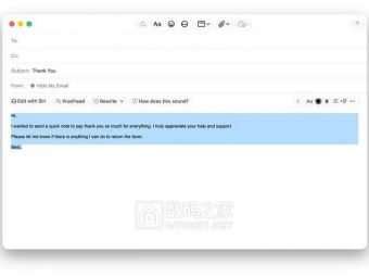 macOS 27测试版大改邮件撰写栏 Siri AI全面接管