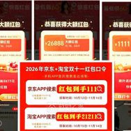 国补政策最新消息：京东双十一红包家电家居电脑手机洗衣机组合购省麻了
