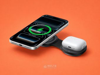 苹果2023年砍掉的神器被绿联原样复活：25W Qi2.2折叠双充现身美国亚马逊