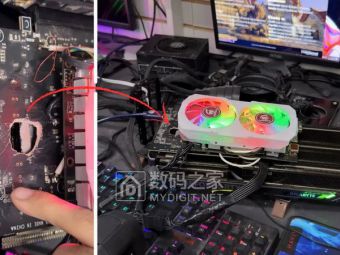 巴西大神硬核移植RX 580供电模组，救活PCB烧穿洞的RTX 5070 Ti​