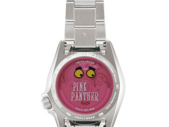 猛男粉暴击！精工5号×粉红豹限量腕表：豹款来袭，少女心狙击手