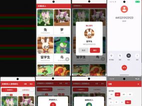亲情联系人APP 适老化 大号头像拨号盘