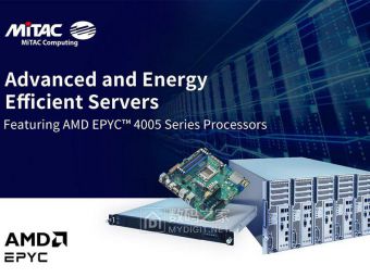 AMD EPYC 4005杀到！神达电脑旗下MITAC服务器天团出道