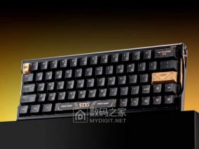 EDG无畏契约冠军联名！Iqunix EV63键盘黑金配色+TSS黑科技，0.26毫秒极致操控