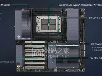 技嘉这款AI主板太猛了！2TB内存+七条PCIe 5.0+双暴力风扇，多显卡党直接高潮