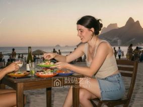 没钱度假？AI现在卖给你一套“赛博旅行”写真集！​