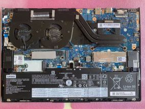 联想笔记本ThinkPad T14p进牛奶后不开机不显示，一分钱修复它！