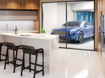 61层的豪车空中府邸！宾利3750万美元顶层公寓车库通客厅​
