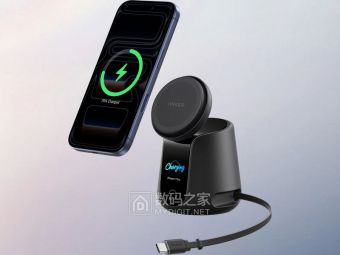 IFA2026最不像充电器的充电器：Anker MagStand有屏有扇有伸缩线，99.99欧元
