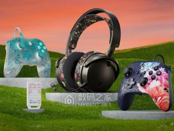微软Xbox花卉限定外设上线：手柄耳机存储卡全系高颜值