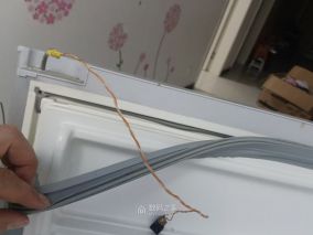 深夜搶修家中的海爾BCD-216SDN冰箱，面板不亮，整機不工作，隱蔽穿線搞定