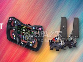 曜越再出模拟赛车神器！碳纤维方向盘配压力踏板 专业玩家的新玩具