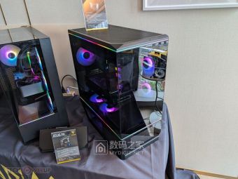 Gamdias台北展玩转机箱设计！前装电源+实木面板+三面玻璃齐上阵