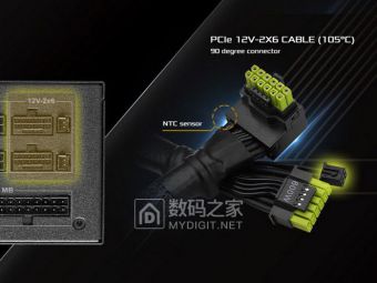 华擎推出带温度保护的L形12V-2×6电源线：40美元为你的显卡安全加道锁