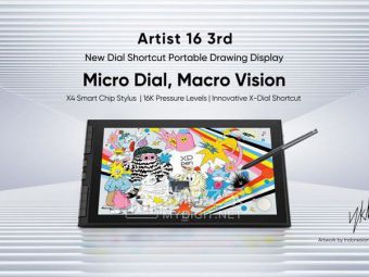 XPPen出新绘图屏了！带俩旋钮的“物理外挂”香不香？