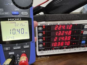 钳表功率测量实测（日置CM3286-50）