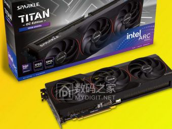 撼与科技玩转纯黑美学！Arc B580 TITAN NOX新卡披上暗夜战袍