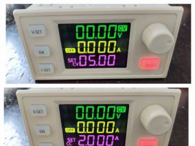 sk120电源测试开机过冲电压以及恒流状态下的电流动荡