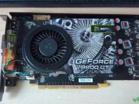 XFX 9800GT显卡简单补颗电容修复