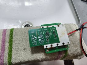 给温度计做个供电模块，3.7V锂电池转1.5V，RT9048方案，不太行