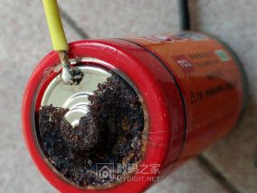 旧的TLC 1号炭锌电池，放电测试