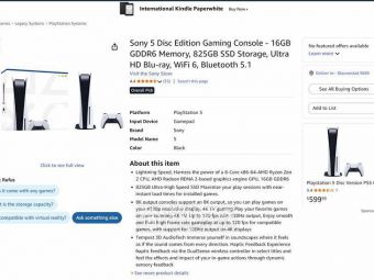 索尼PS5数字版存储缩水至825GB，加量不加价神话破灭？