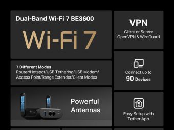 TP-Link祭出Wi-Fi 7旅行路由神器 TL-WR3602BE 美亚109.99美元火速开抢​