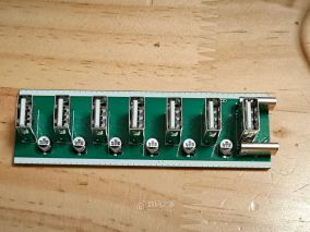自己做个铝合金7口USB2.0 MTT HUB