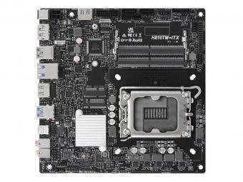 华擎H810TM-ITX主板亮相：五屏输出+雷电4，商务迷你主机新宠